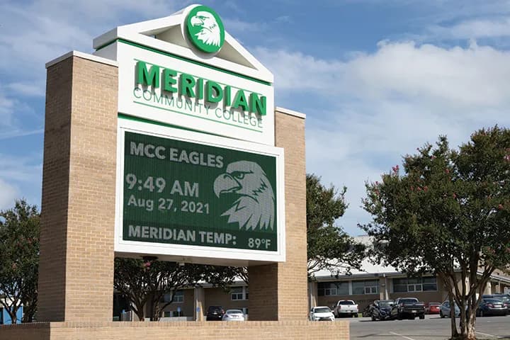 Meridian Community College campus